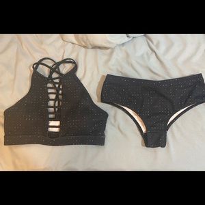 Pole For The People Black Starlight Dance Set